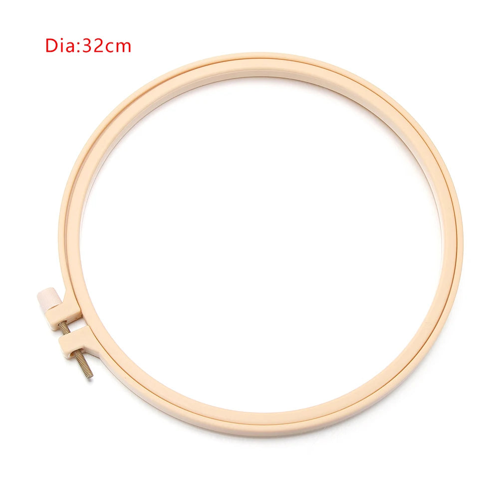 DIY Embroidery Hoop Ring Set For Cross Stitch And Needlework