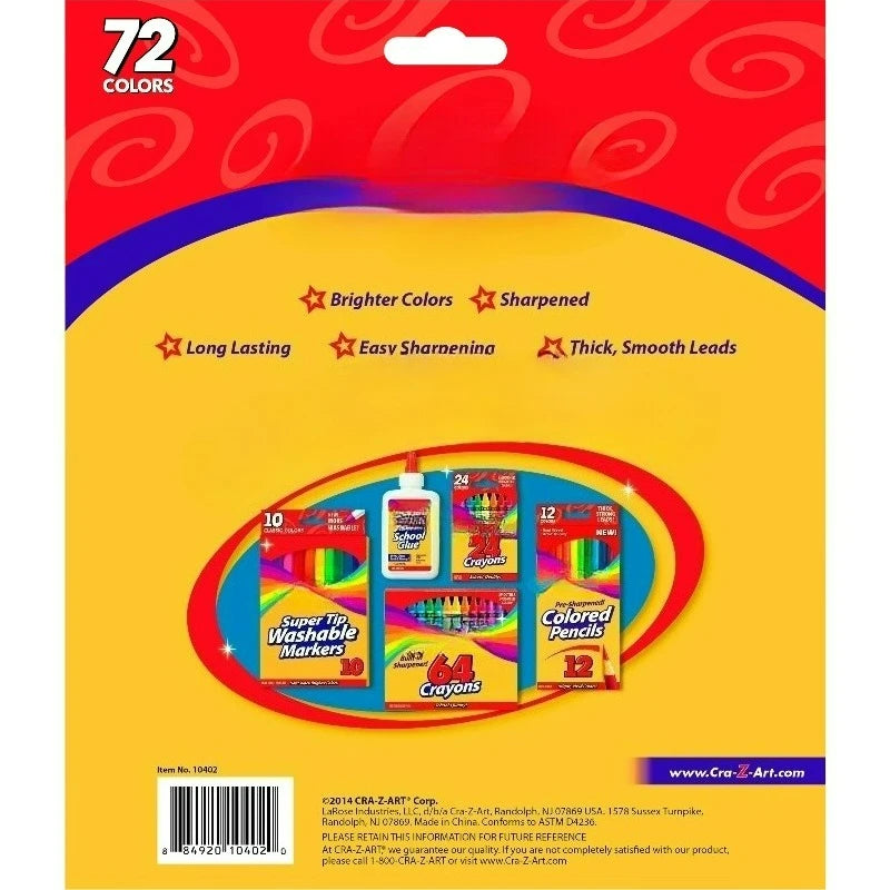 Classic Colored Pencils 72 Count Multicolor for All Ages