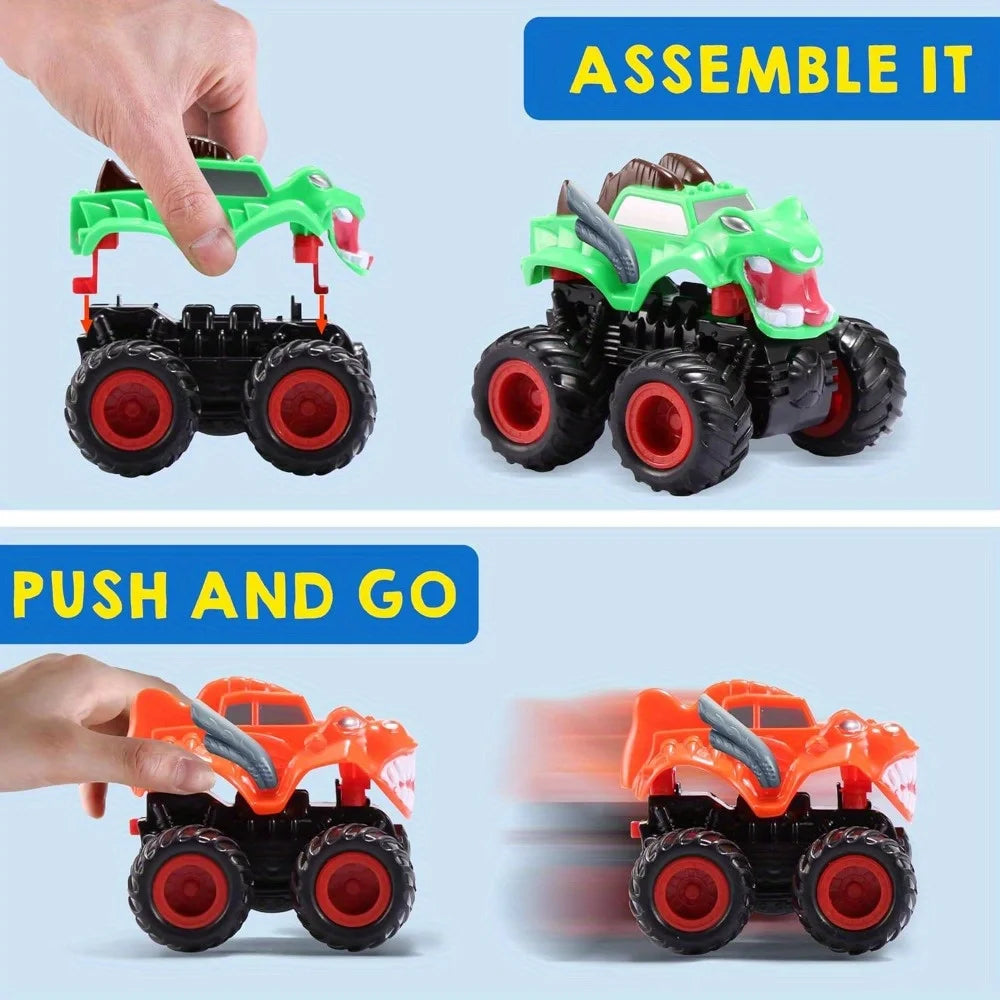 Joyfy Monster Car Build Paint Kit For Kids Craft Set