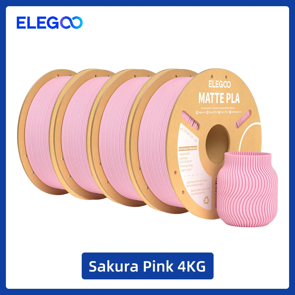 Elegoo PLA Filament For FDM 3D Printing Dimensionally Accurate
