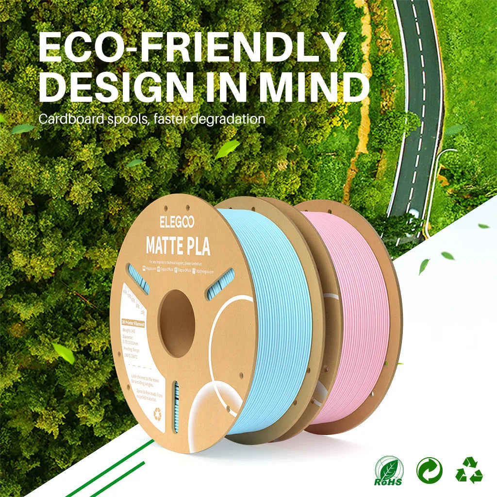 Elegoo PLA Filament For FDM 3D Printing Dimensionally Accurate