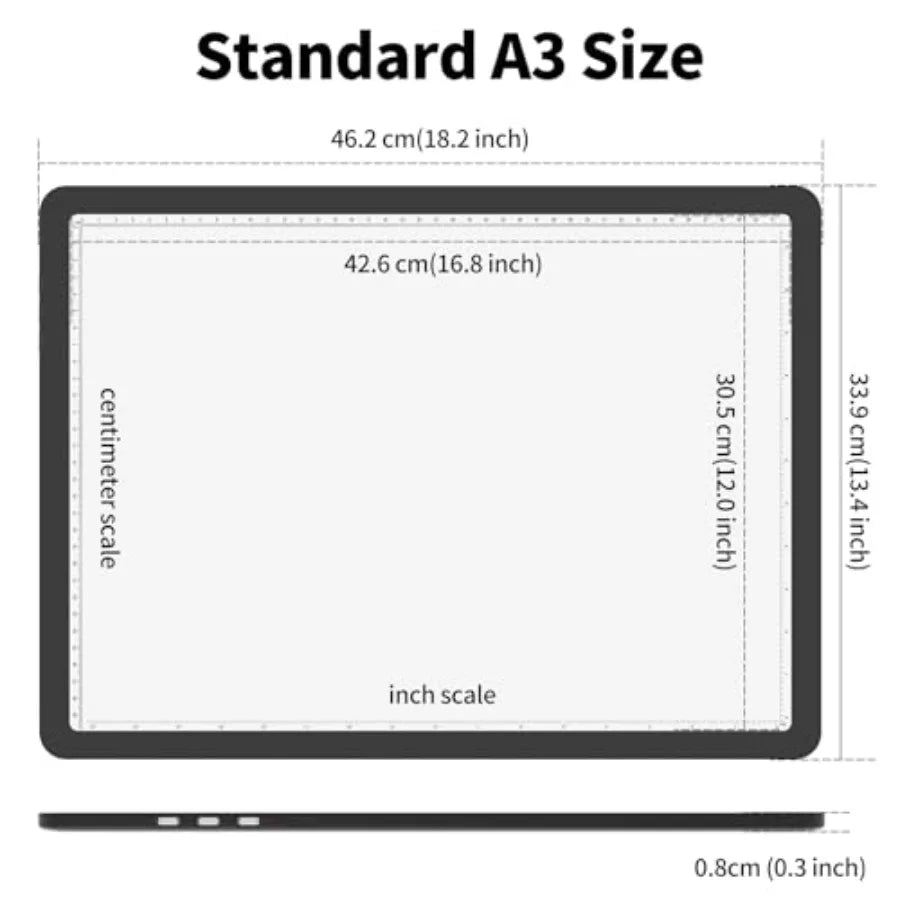Rechargeable Ultra Bright Light Pad For Diamond Painting And Tracing