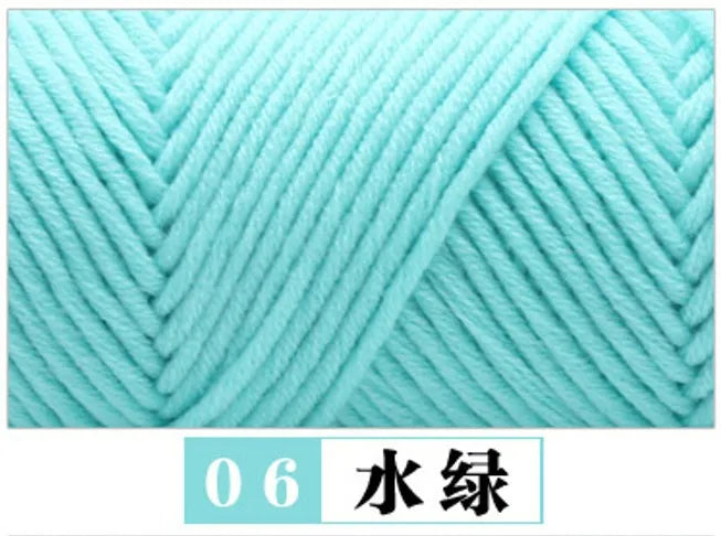 Cotton Acrylic Blended Yarn Light Worsted for Knitting Crochet