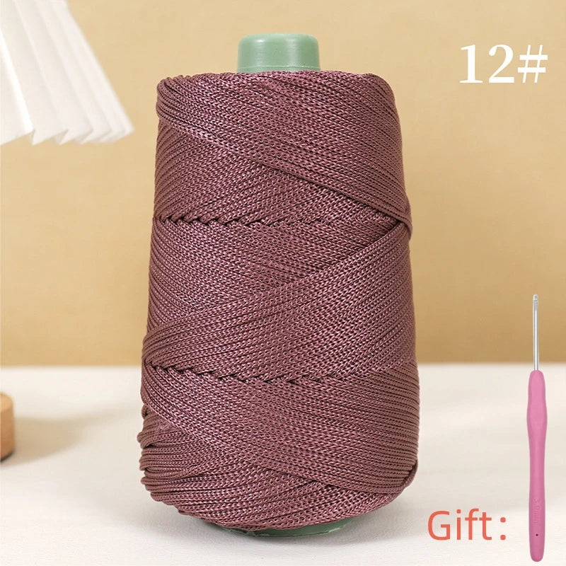 250g 3mm Crochet Rope Yarn For Summer Hats And Bags
