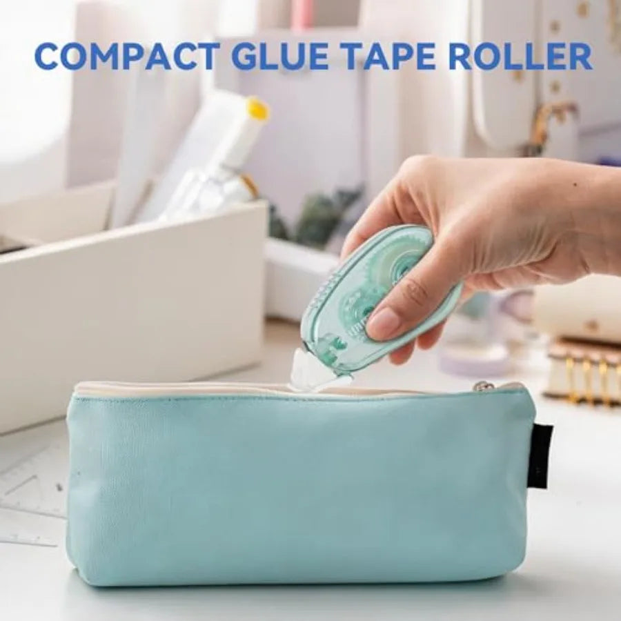 8 Pack Scrapbook Tape, Glue Tape for Scrapbooking, Double Sided Tape for Crafts, Journaling Scrapbooking Supplies, Junk Journal
