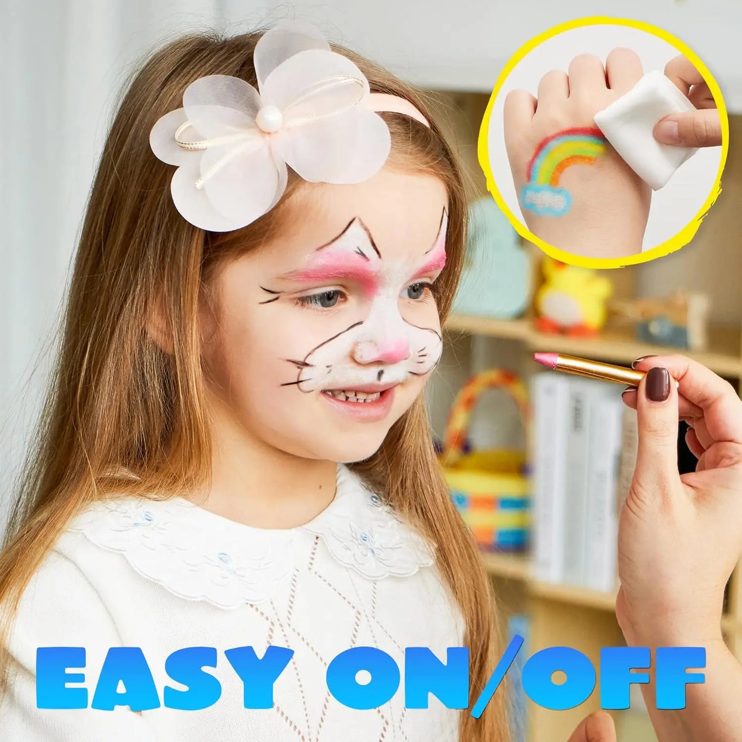 Joyfy Face And Body Paint Crayons Kit Ultimate Pack