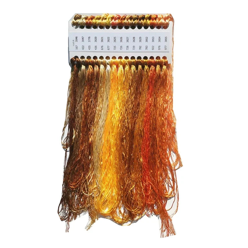 DREAMCREATE Silk Threads For Cross Stitch Matching DMC Floss