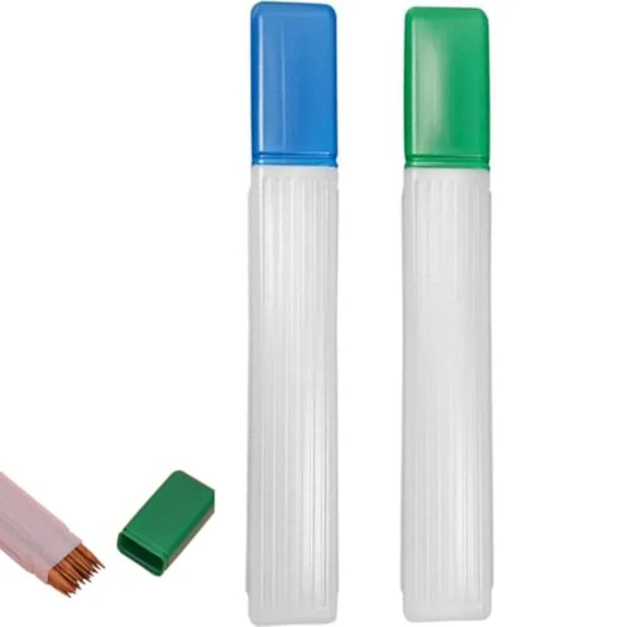 2 Pieces Knitting Needle Storage Tube Case Container, Plastic Knitting Pins Box Sewing Needle Tube Sewing Needle Holder Embroid