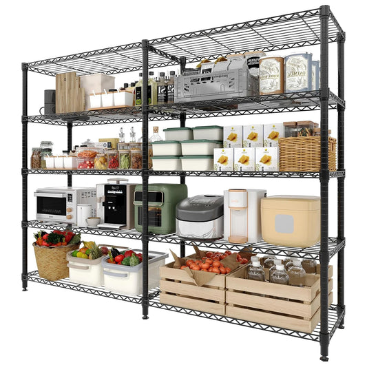 Twister.CK Heavy Duty Five-Tier Metal Shelving Unit