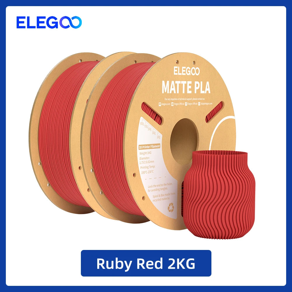 Elegoo PLA Filament For FDM 3D Printing Dimensionally Accurate