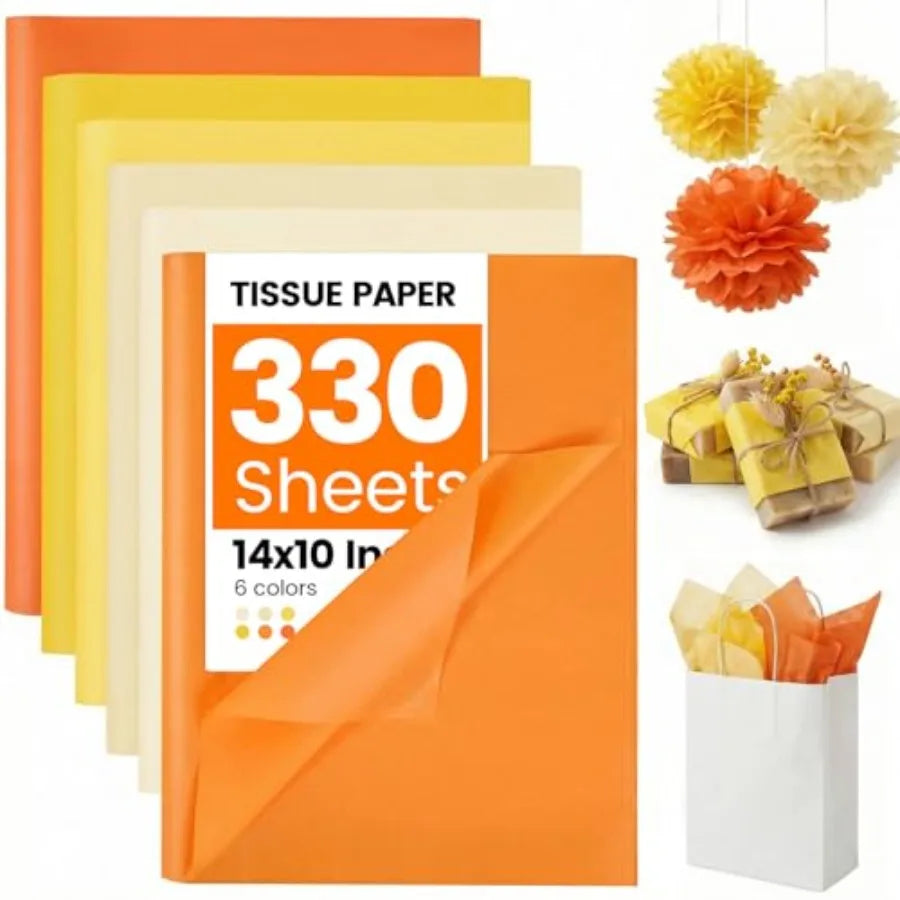 330 Sheets Tissue Paper Wrapping For Gift Bags DIY Crafts