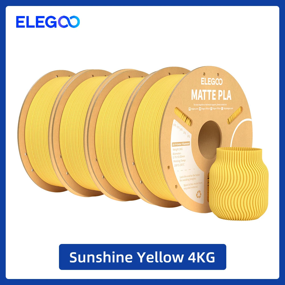 Elegoo PLA Filament For FDM 3D Printing Dimensionally Accurate