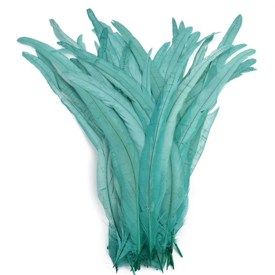 Rooster Feathers 100 Pieces Natural DIY Crafts Plumes For Weddings