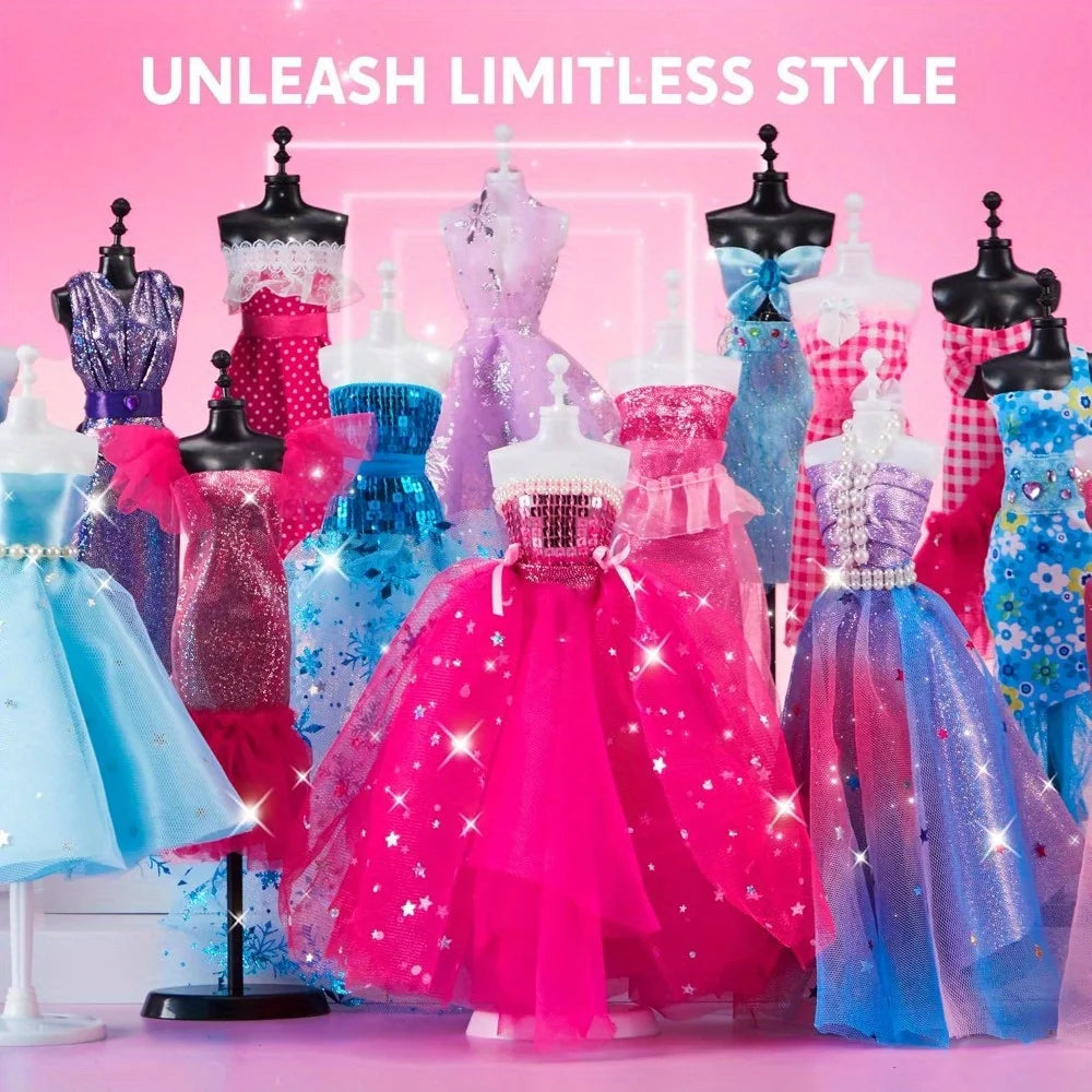 Joyfy Fashion Design Crafts Kit With Mannequins for Girls