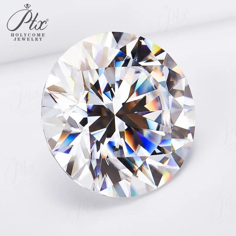 Moissanite Loose Stones 0.1-10ct D White Round Brilliant Cut