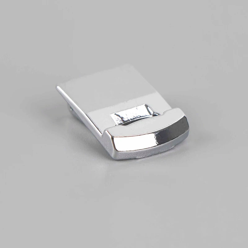 Sliver Rolled Hem Curling Presser Foot For Singer Janome Machines