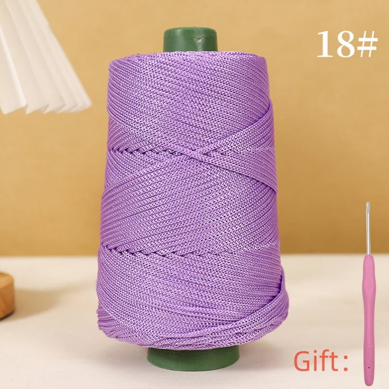 250g 3mm Crochet Rope Yarn For Summer Hats And Bags