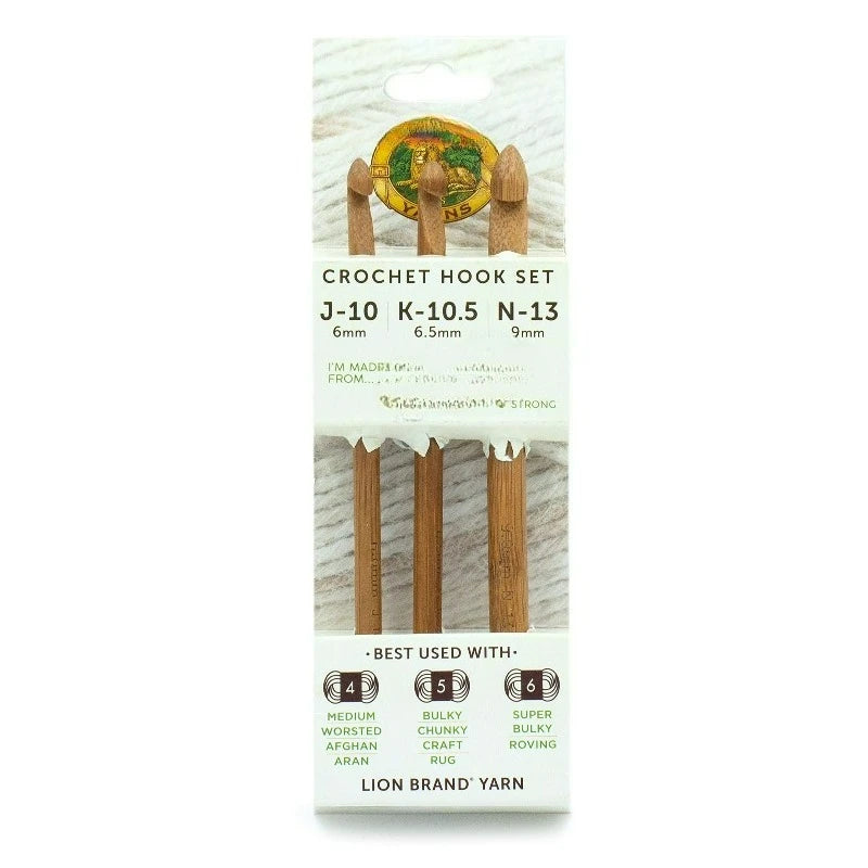 Bamboo Crochet Hook Set For Knitting And Crochet Projects
