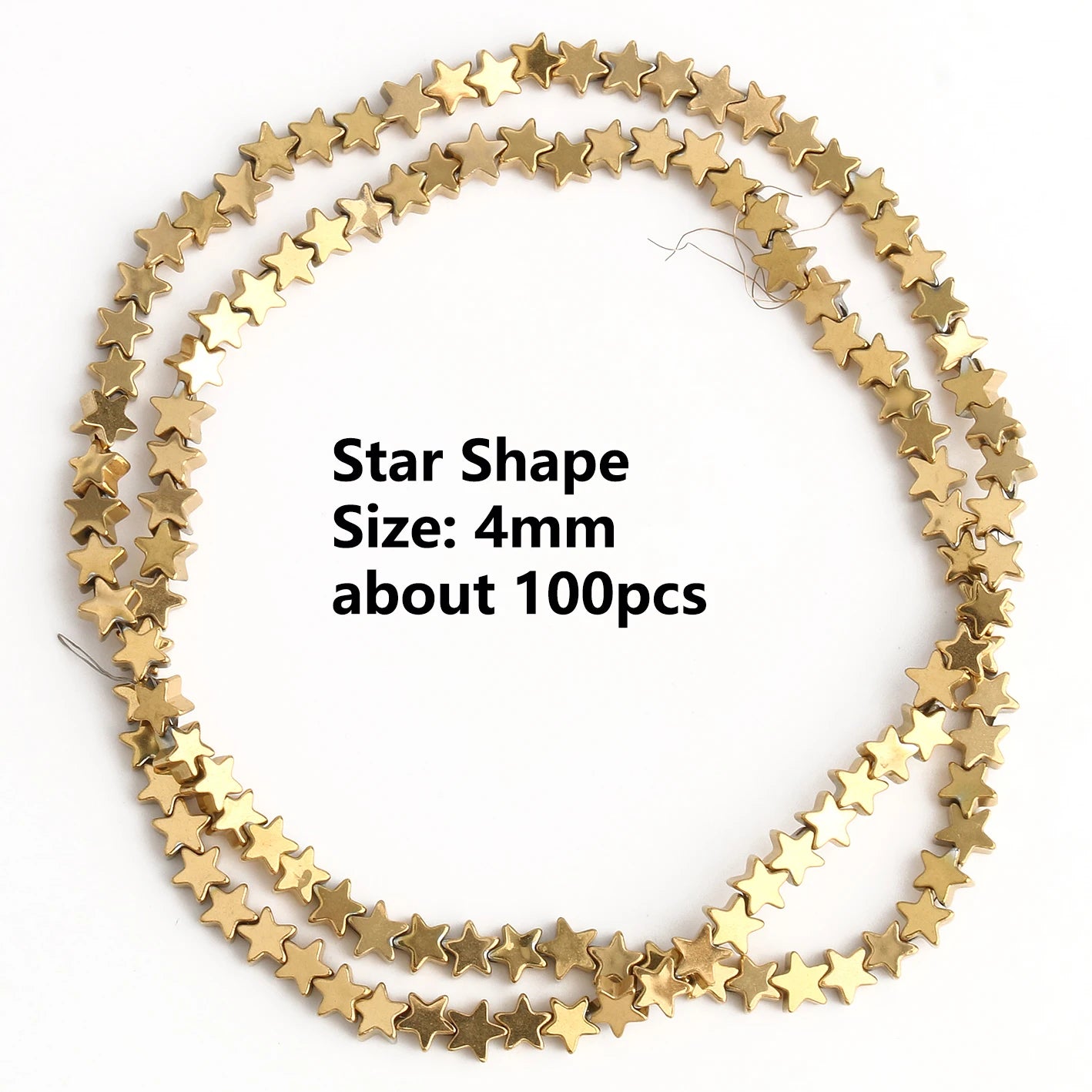 Color Retention Real Gold Plated Hematite Bead Irregular Heart Cube Rondelle Spacer Beads For Jewelry Making Diy Bracelet 15inch