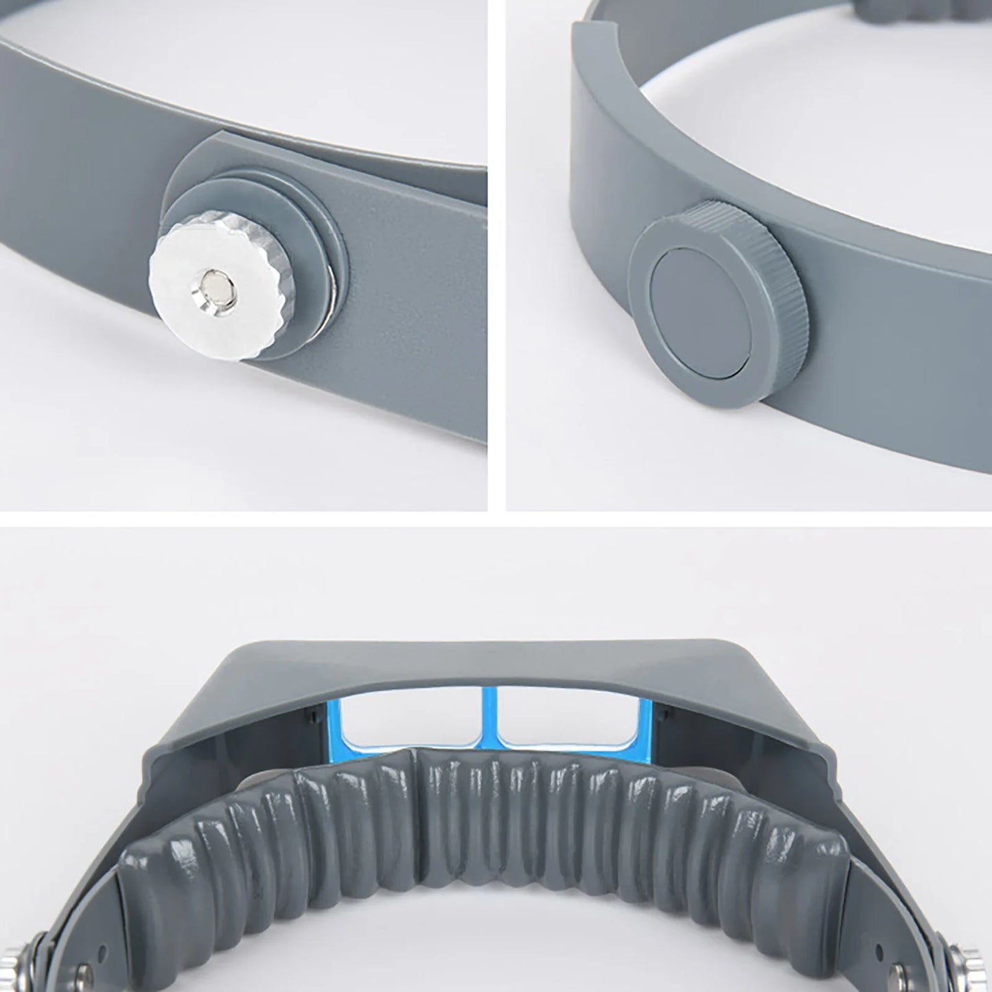 Headband Magnifier With 4 LED Lights 1.5X 2X 2.5X 3.5X