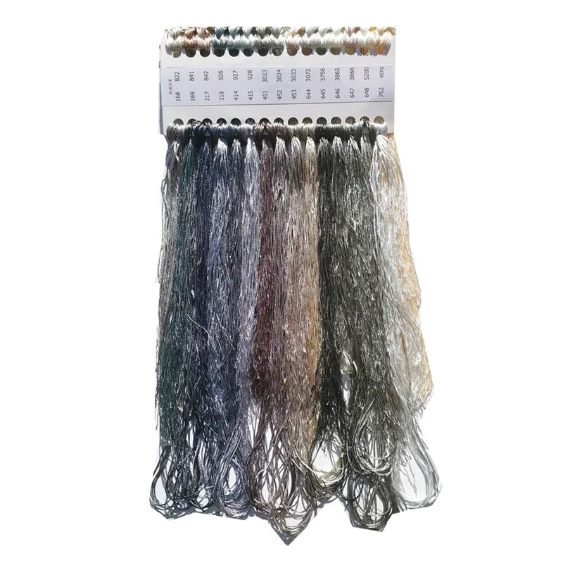DREAMCREATE Silk Threads For Cross Stitch Matching DMC Floss