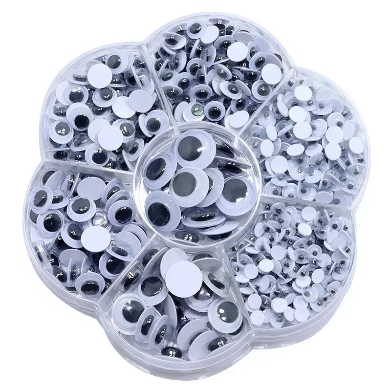Self-Adhesive Doll Eyes for DIY Crafts and Scrapbooking