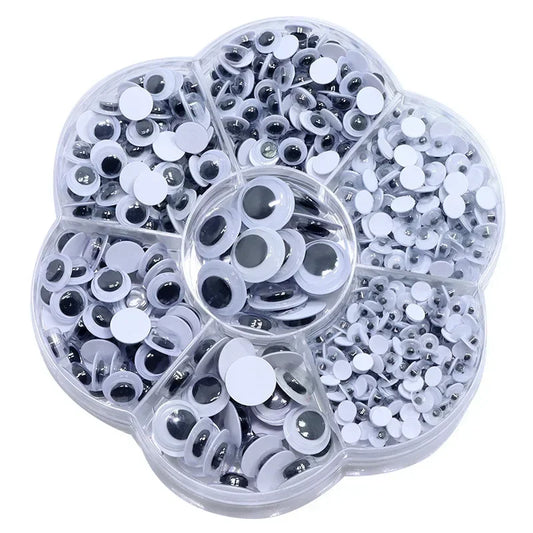Self-Adhesive Doll Eyes for DIY Crafts and Scrapbooking