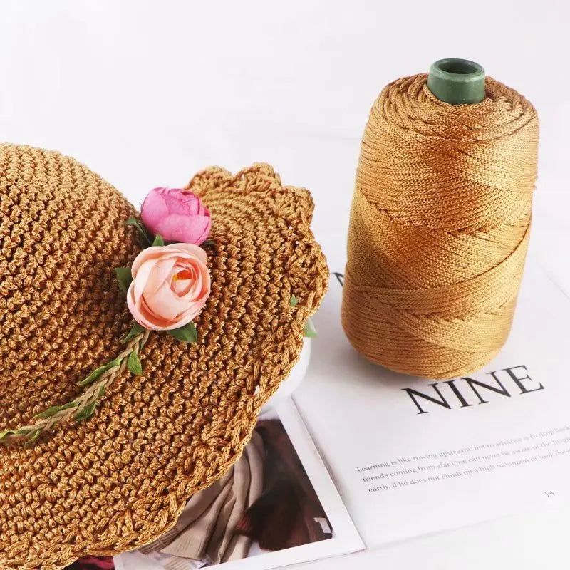 250g 3mm Crochet Rope Yarn For Summer Hats And Bags