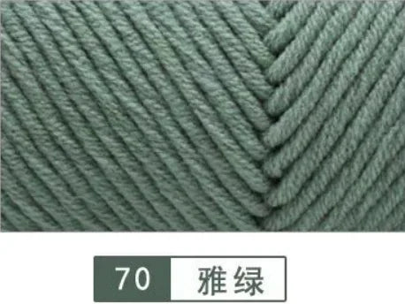 Cotton Acrylic Blended Yarn Light Worsted for Knitting Crochet