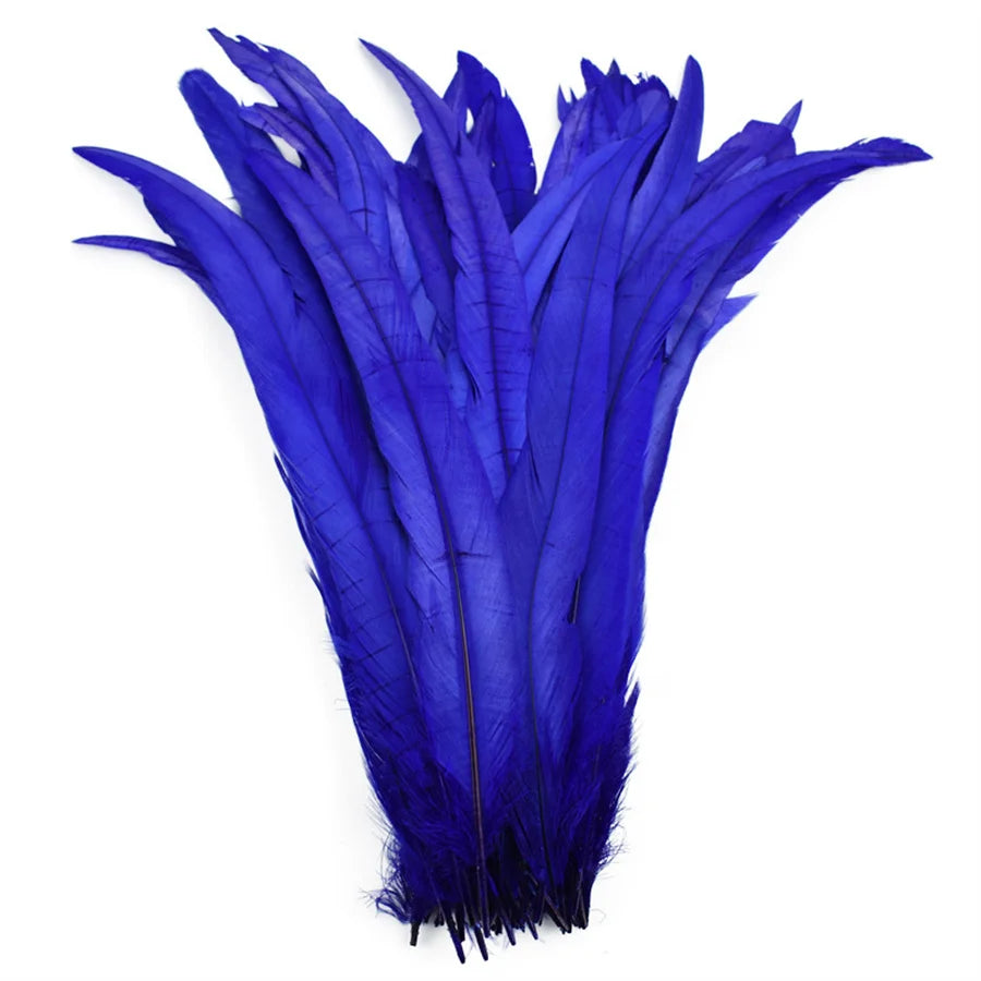 Rooster Feathers 100 Pieces Natural DIY Crafts Plumes For Weddings
