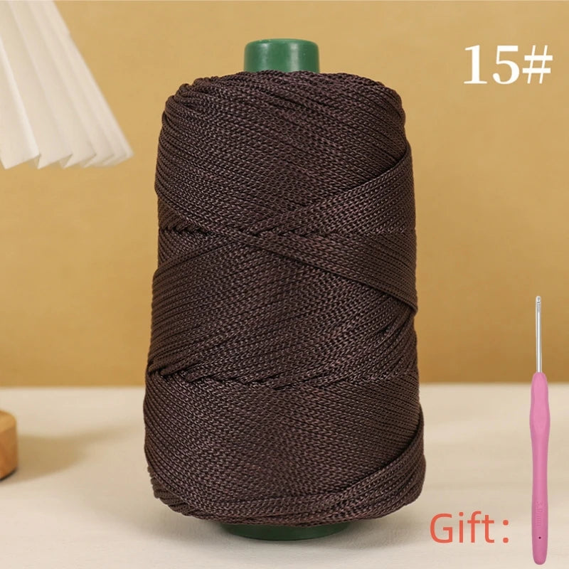 250g 3mm Crochet Rope Yarn For Summer Hats And Bags