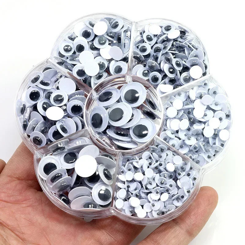 Self-Adhesive Doll Eyes for DIY Crafts and Scrapbooking