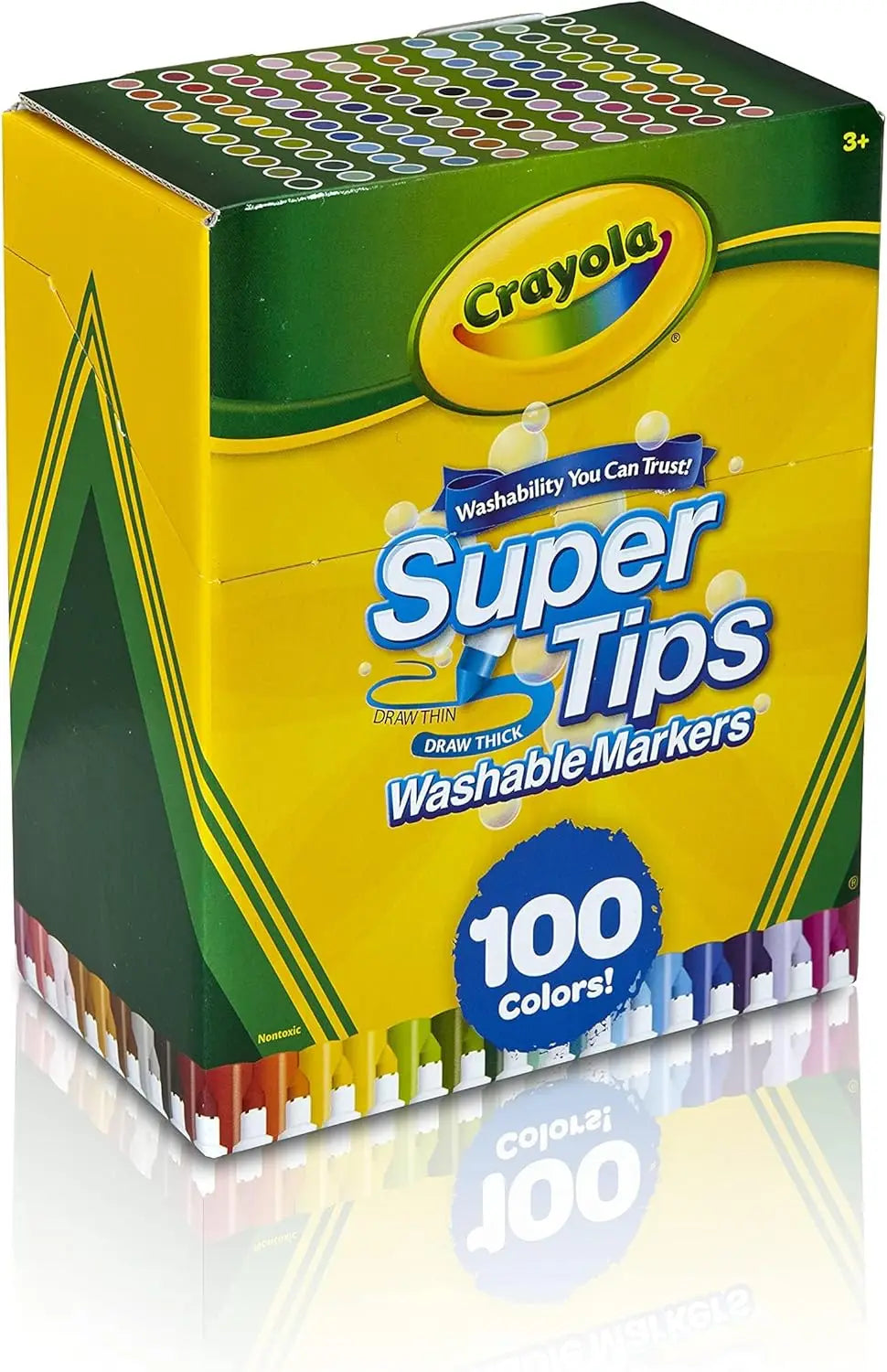 Super Tips 100 Count Washable Fine Point Marker Set