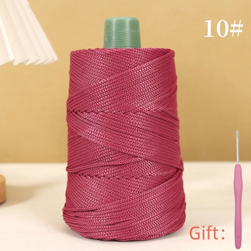 250g 3mm Crochet Rope Yarn For Summer Hats And Bags