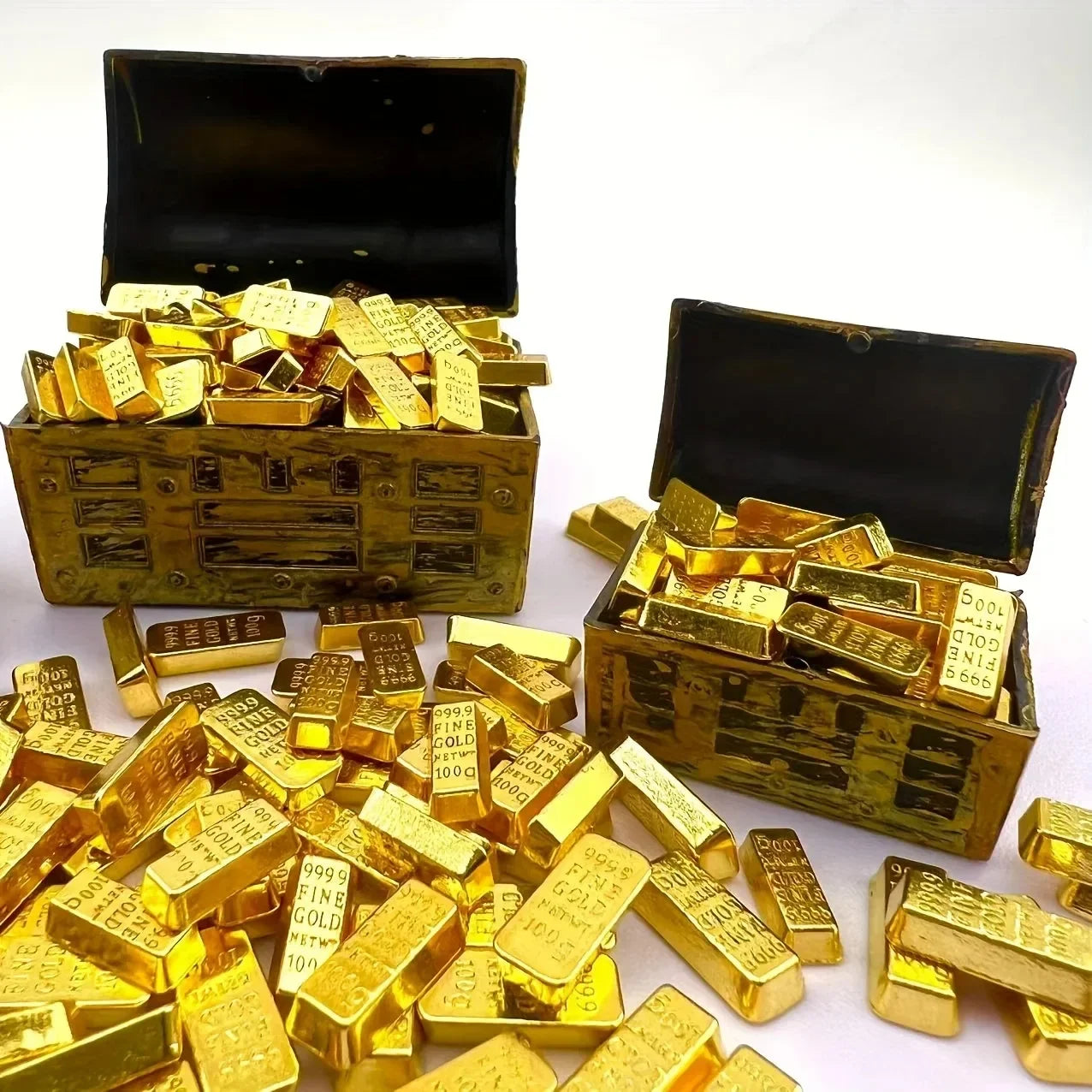 Simulated Mini Gold Bar Zinc Alloy Home Decor Gift