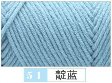 Cotton Acrylic Blended Yarn Light Worsted for Knitting Crochet