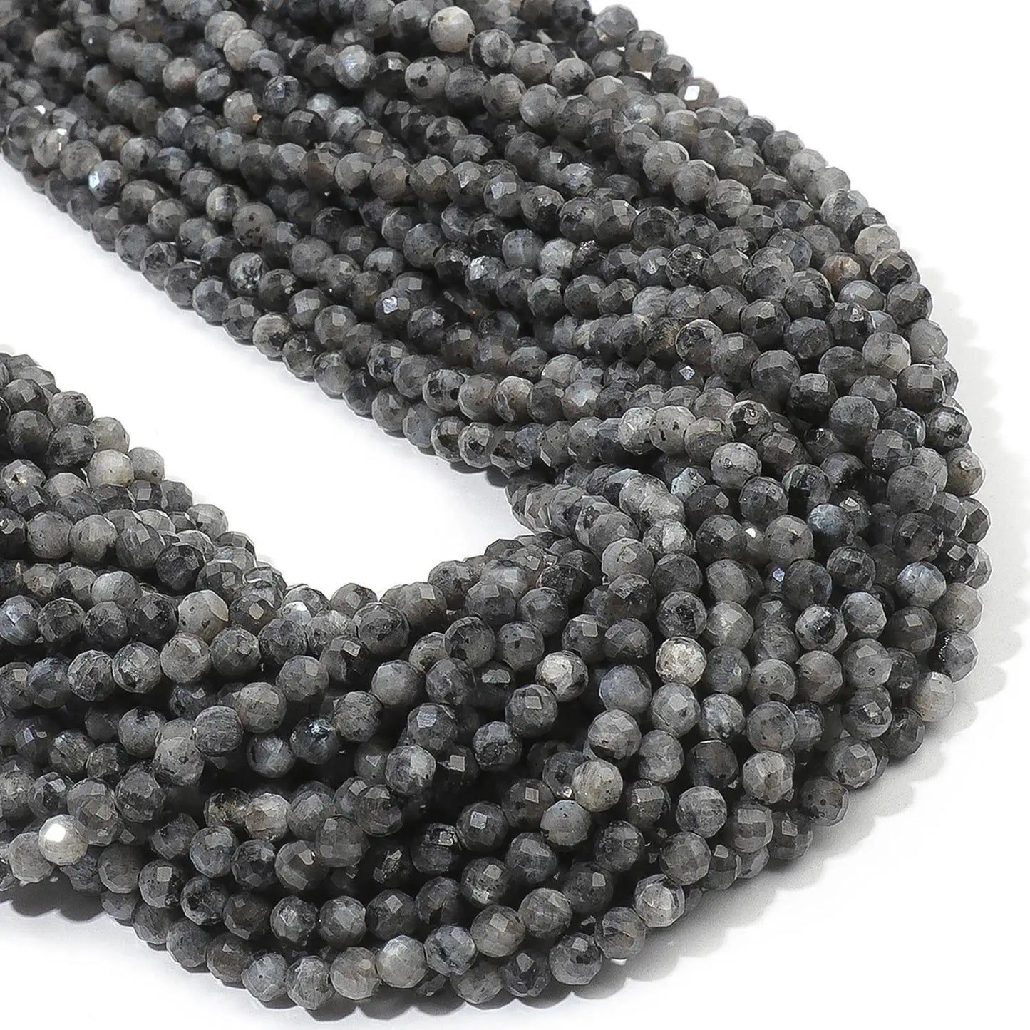 2 3 4mm Faceted Tiny Beads Natural Aquamarine Lapis Lazuli Tourmaline Amethyst Stone Beads for Jewelry Making 2030