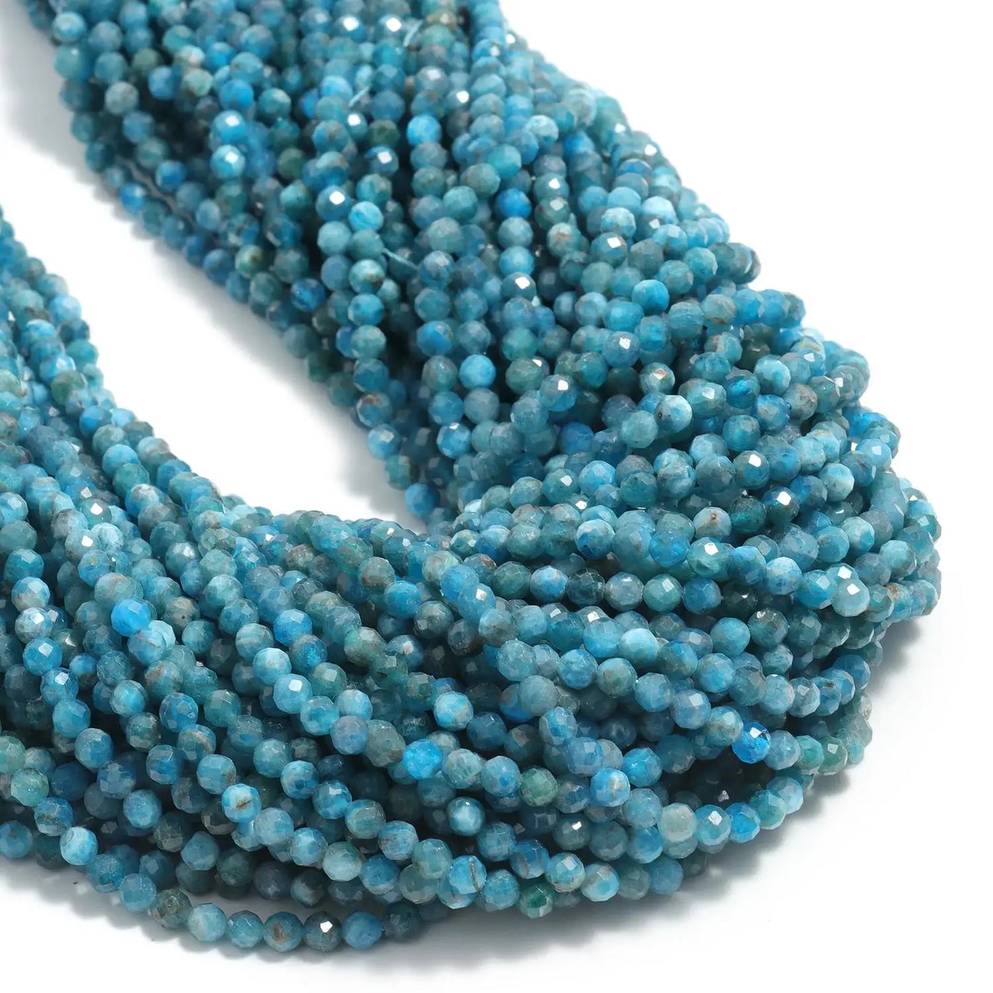 2 3 4mm Faceted Tiny Beads Natural Aquamarine Lapis Lazuli Tourmaline Amethyst Stone Beads for Jewelry Making 2030