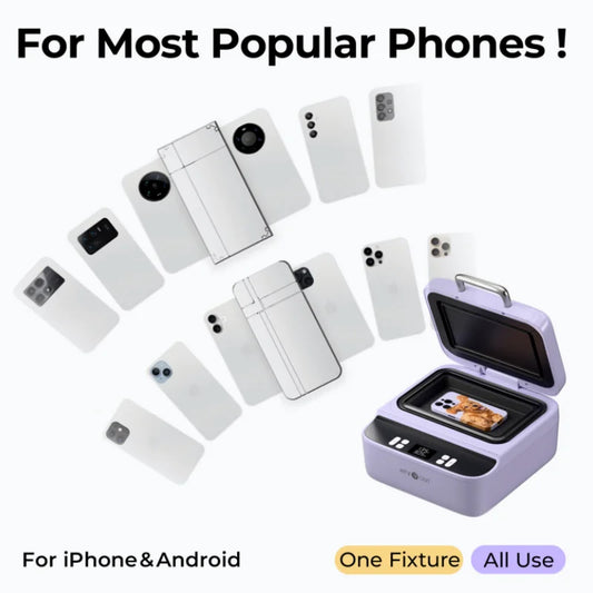 HTVRONT H17 Phone Case Heat Press For Flawless 3D Transfer