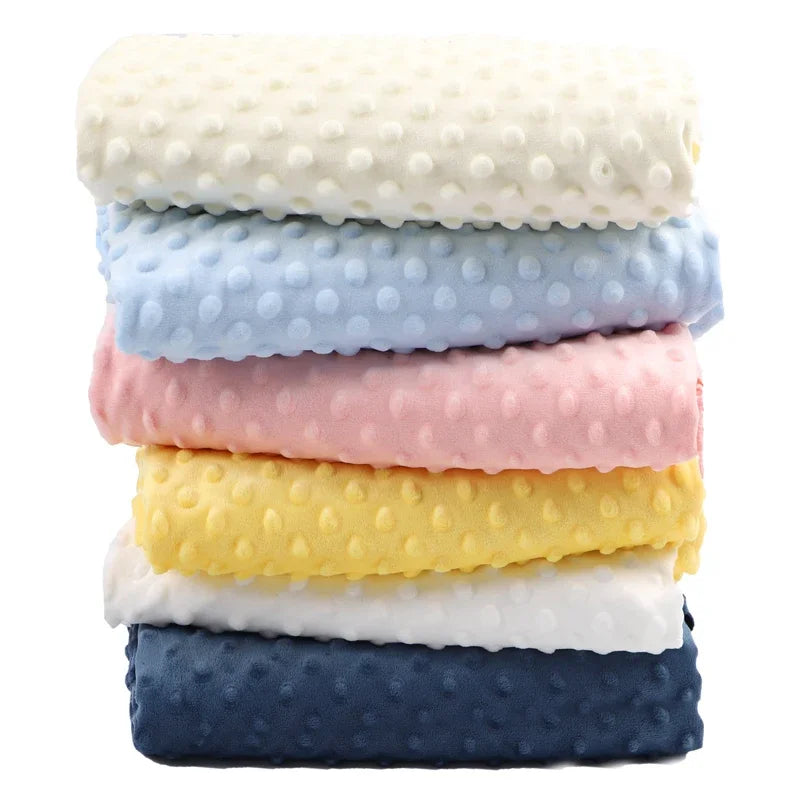 Soft Velvet Plush Fabric For Baby Blankets And DIY Crafts